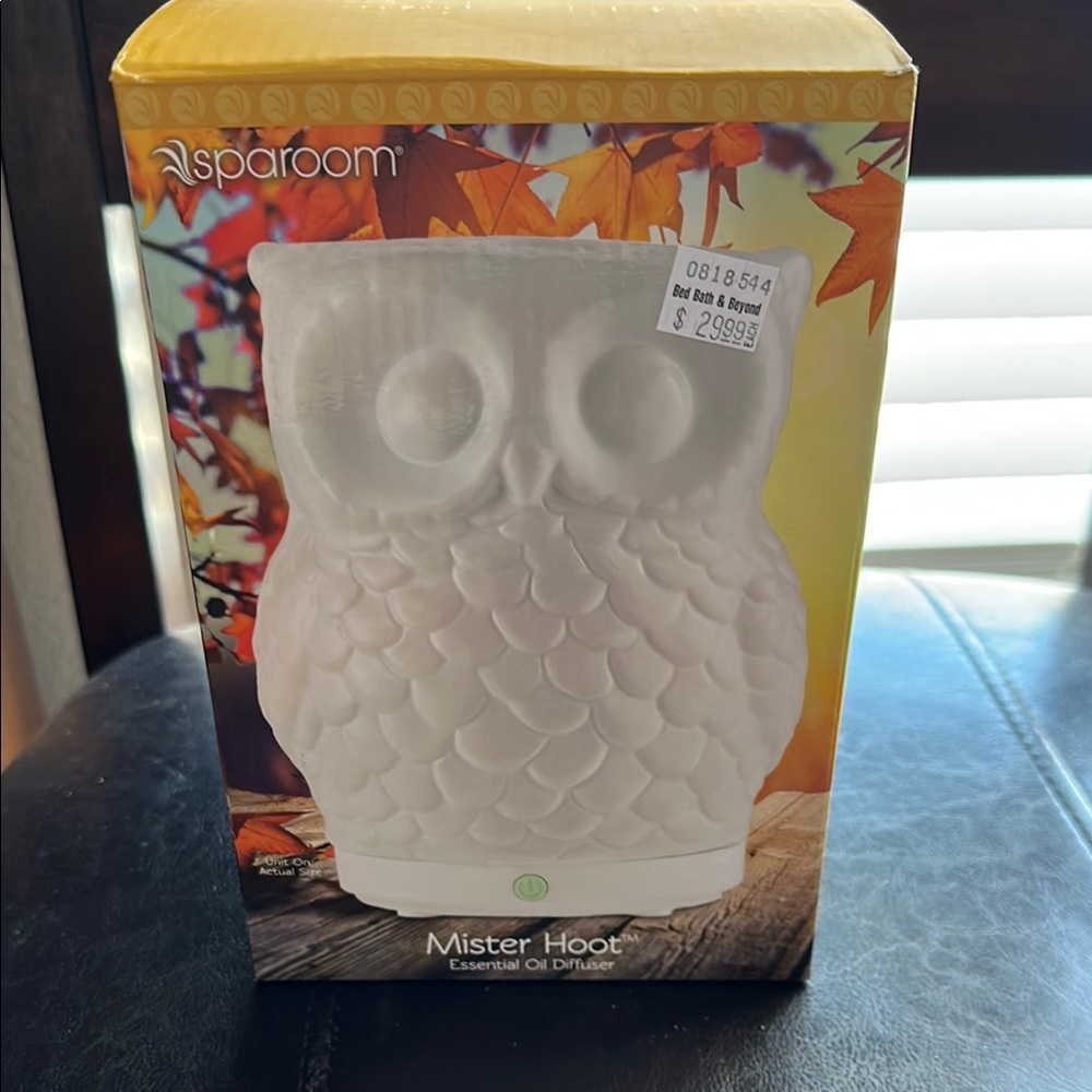 White Ceramic Owl Accent Decor